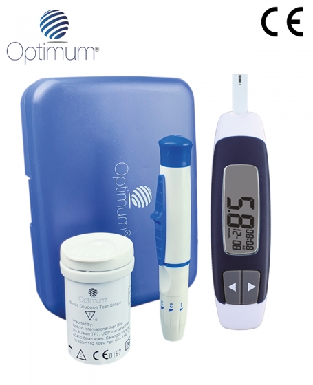 Optimum <br/>Blood Glucose Monitoring System<br/> (Starter Kit)