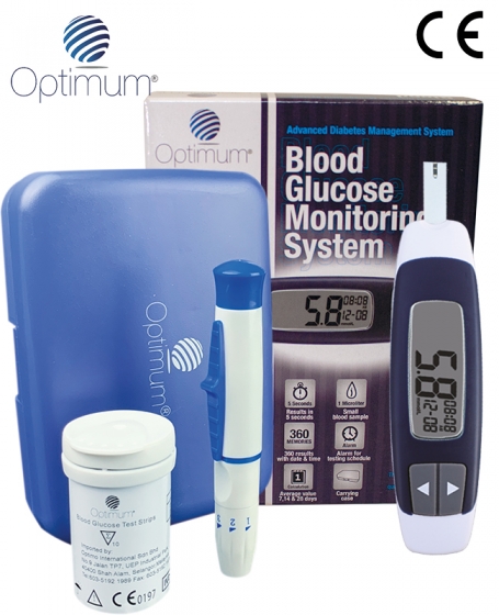 Optimum <br/>Blood Glucose Monitoring System<br/> (Starter Kit)