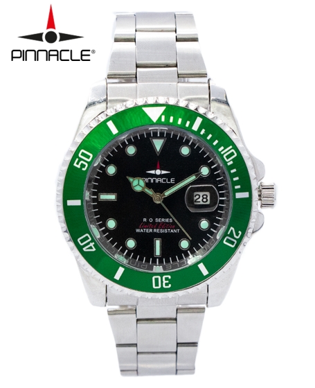 Pinnacle <br/>RO Series Watch with Calendar Limited Edition Men <b>Green 43.5mm</b>